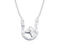 Horseshoe Silver Necklaces SPE-5075